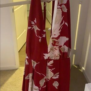 Maxi halter backless summer dress